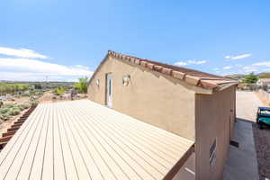 Deck with stairs