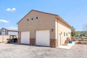 Garage featuring a garage