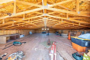 View of attic