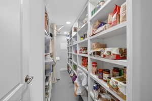 View of storage area