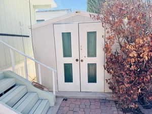 View of outdoor structure