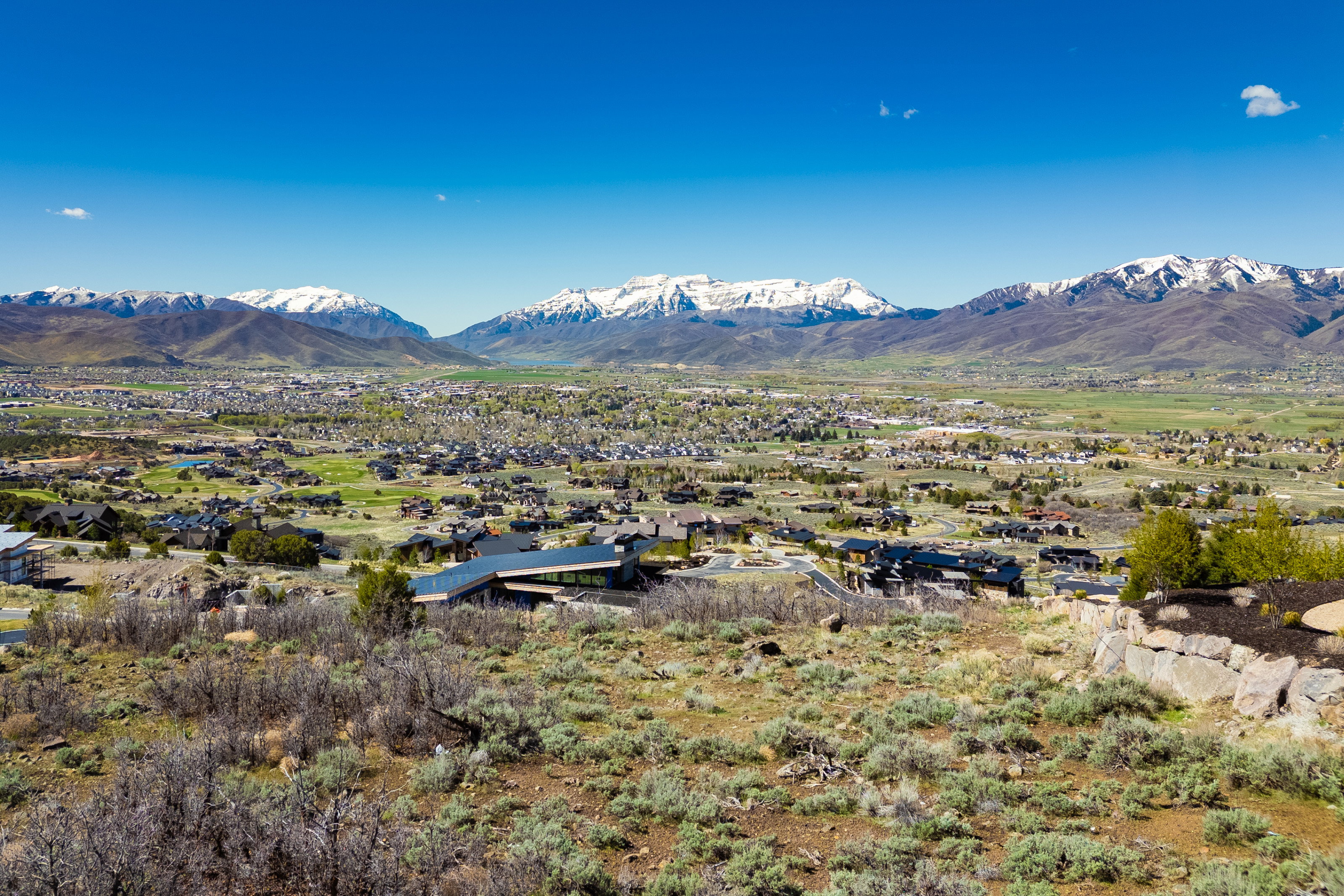 View of mountain backdrop
