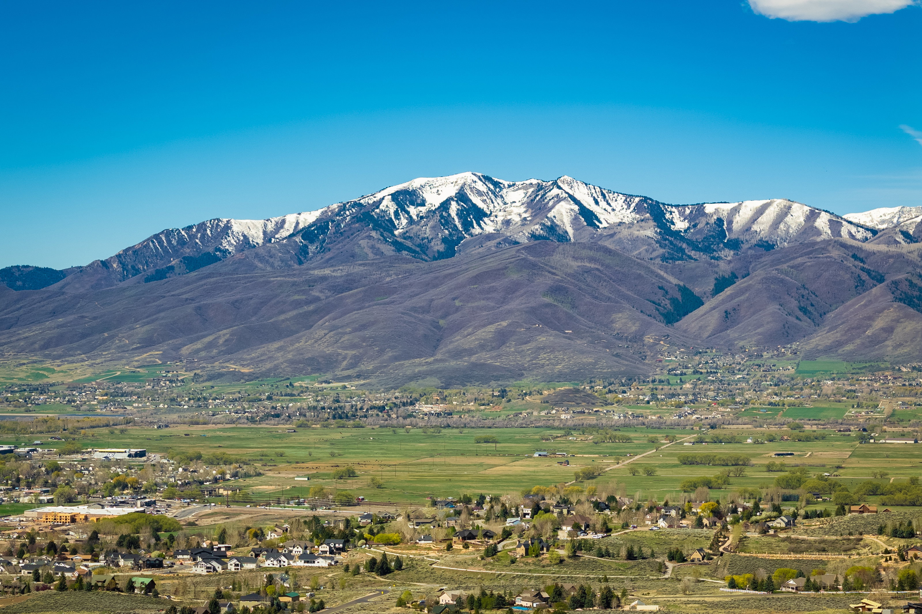 View of mountain backdrop