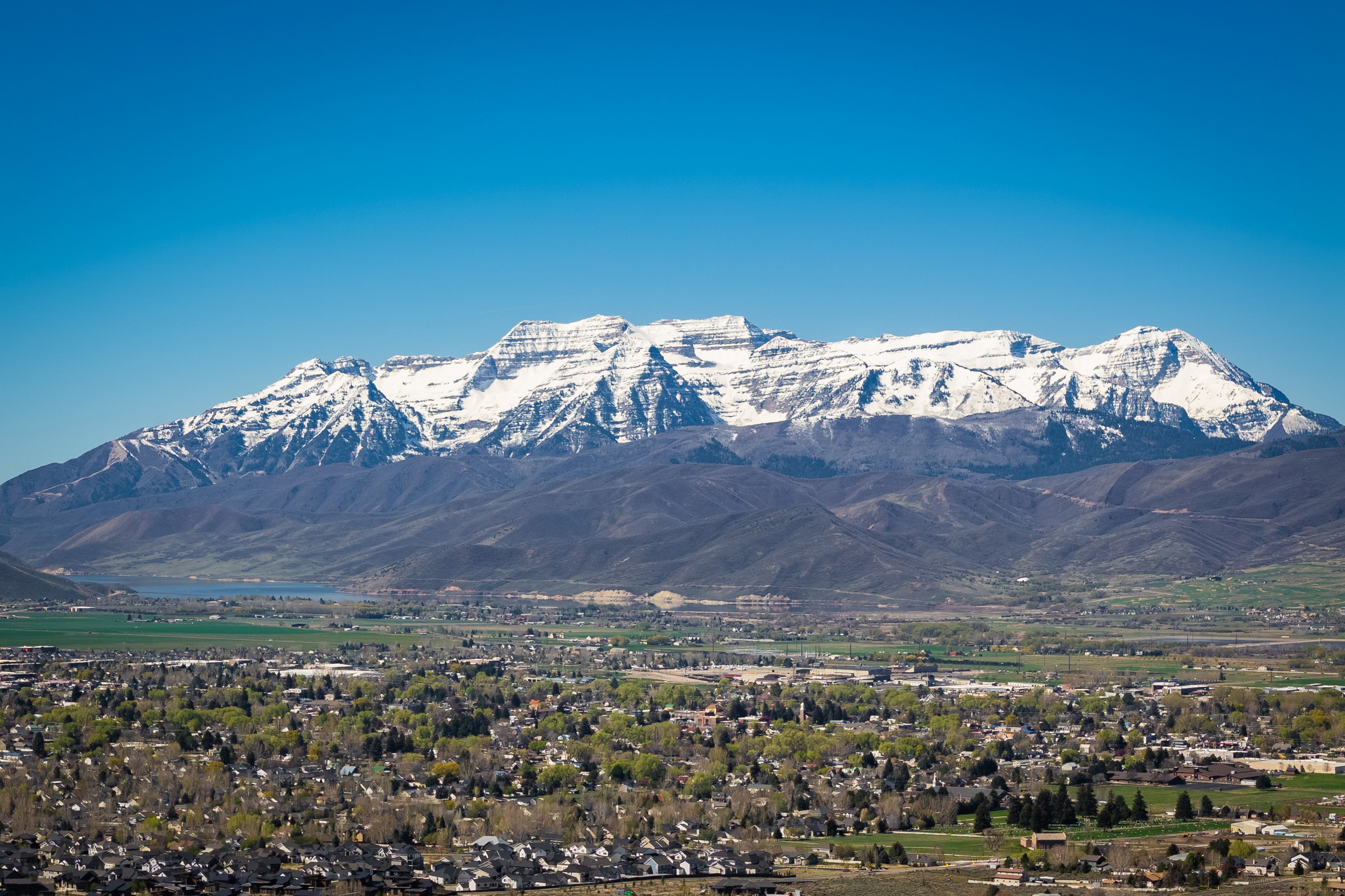 View of mountain background
