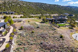 Bird's eye view of mountains