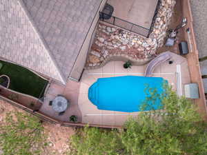 View of pool