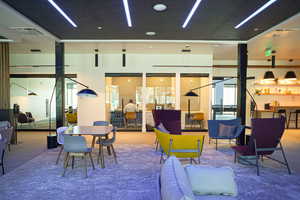 View of patio with outdoor dining space