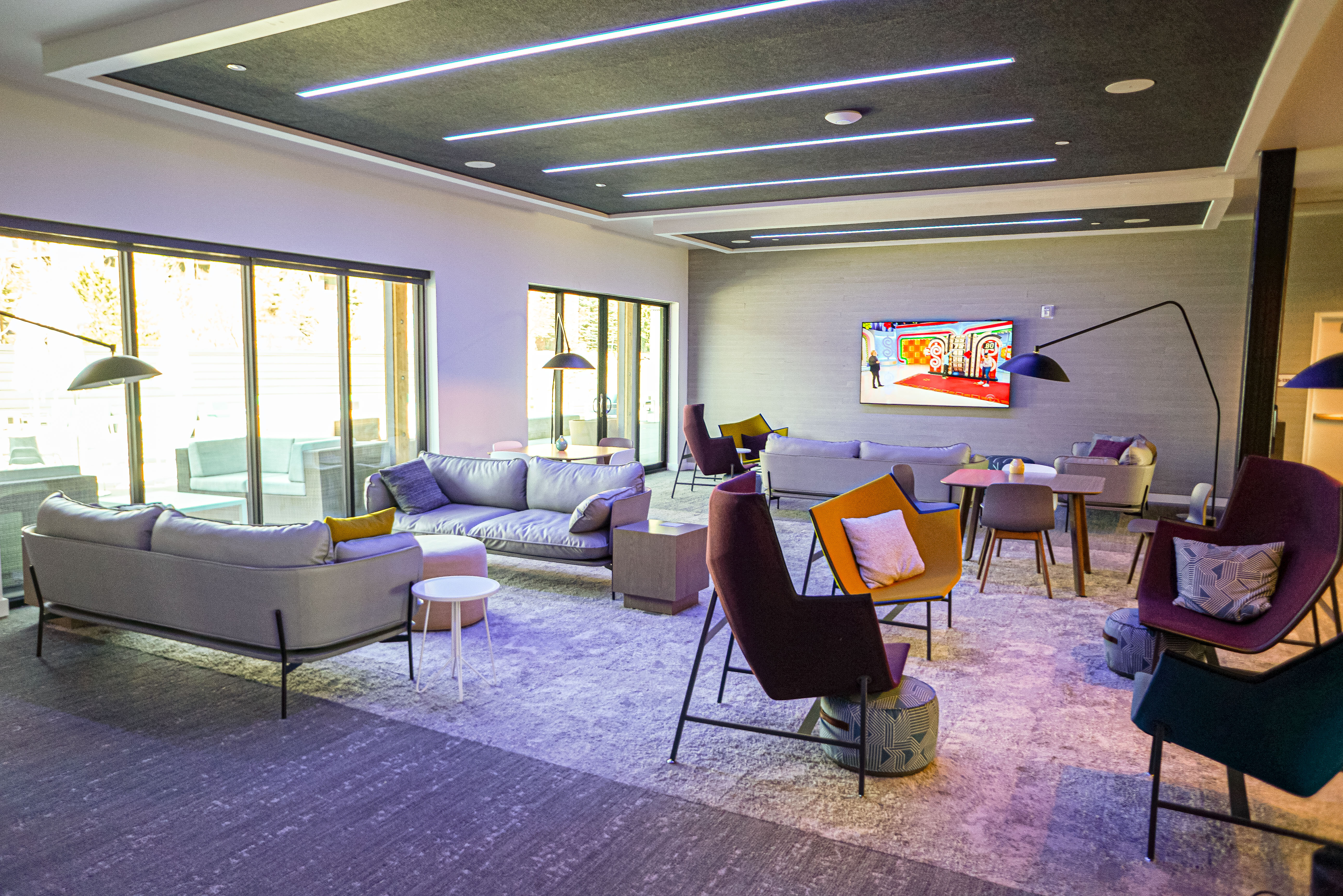 View of living area