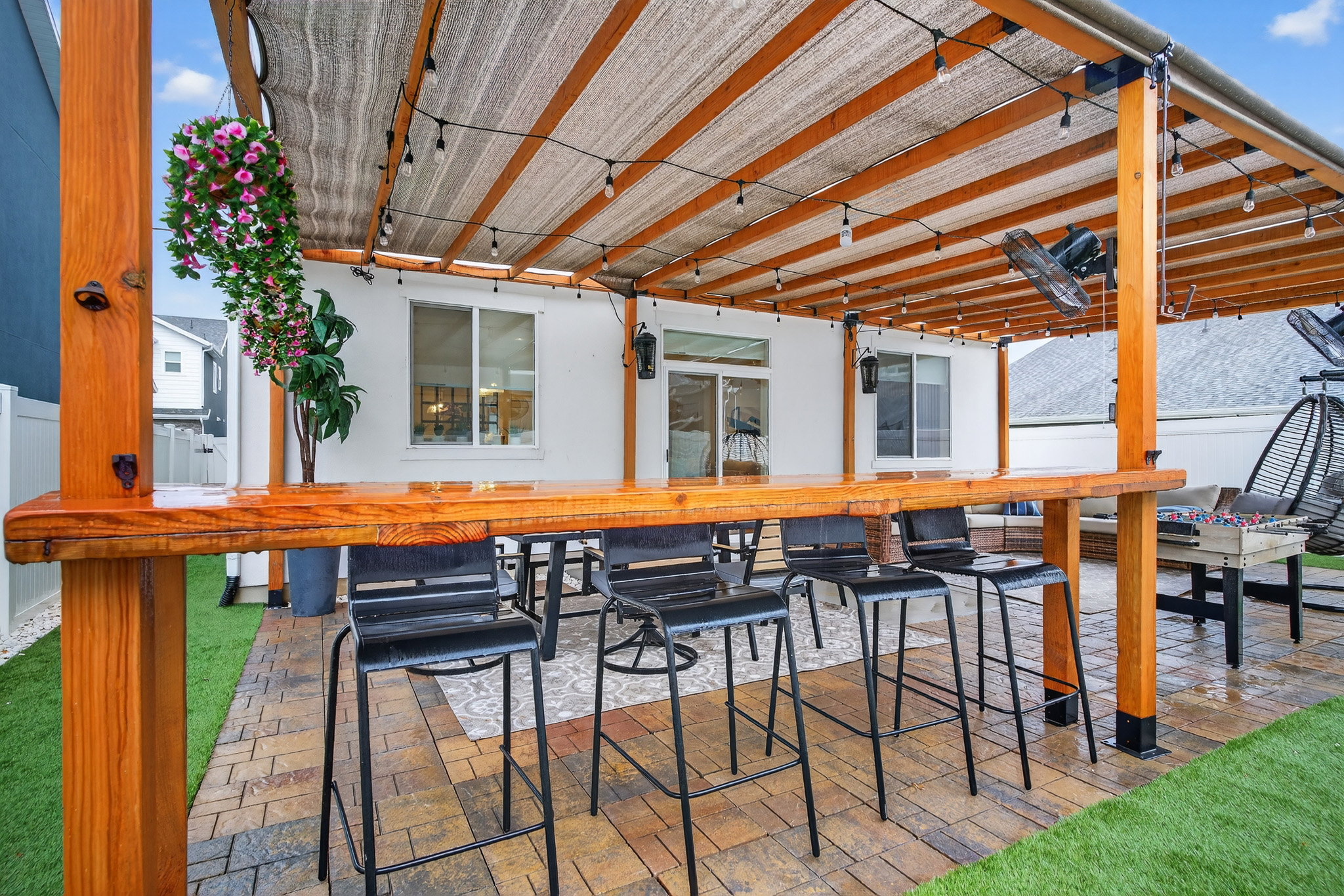 View of patio