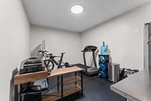 View of workout area