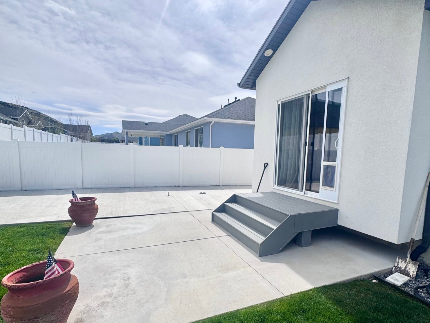 View of patio