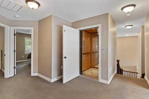 This home features a convenient elevator to access all floors.