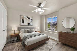 Guest Bedroom #2- Virtually Staged
