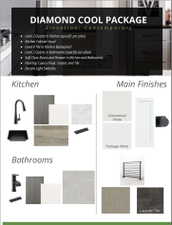 Design Package Specification. Detailing finishes and material options for the property