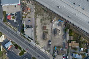 Aerial view of property and surrounding area