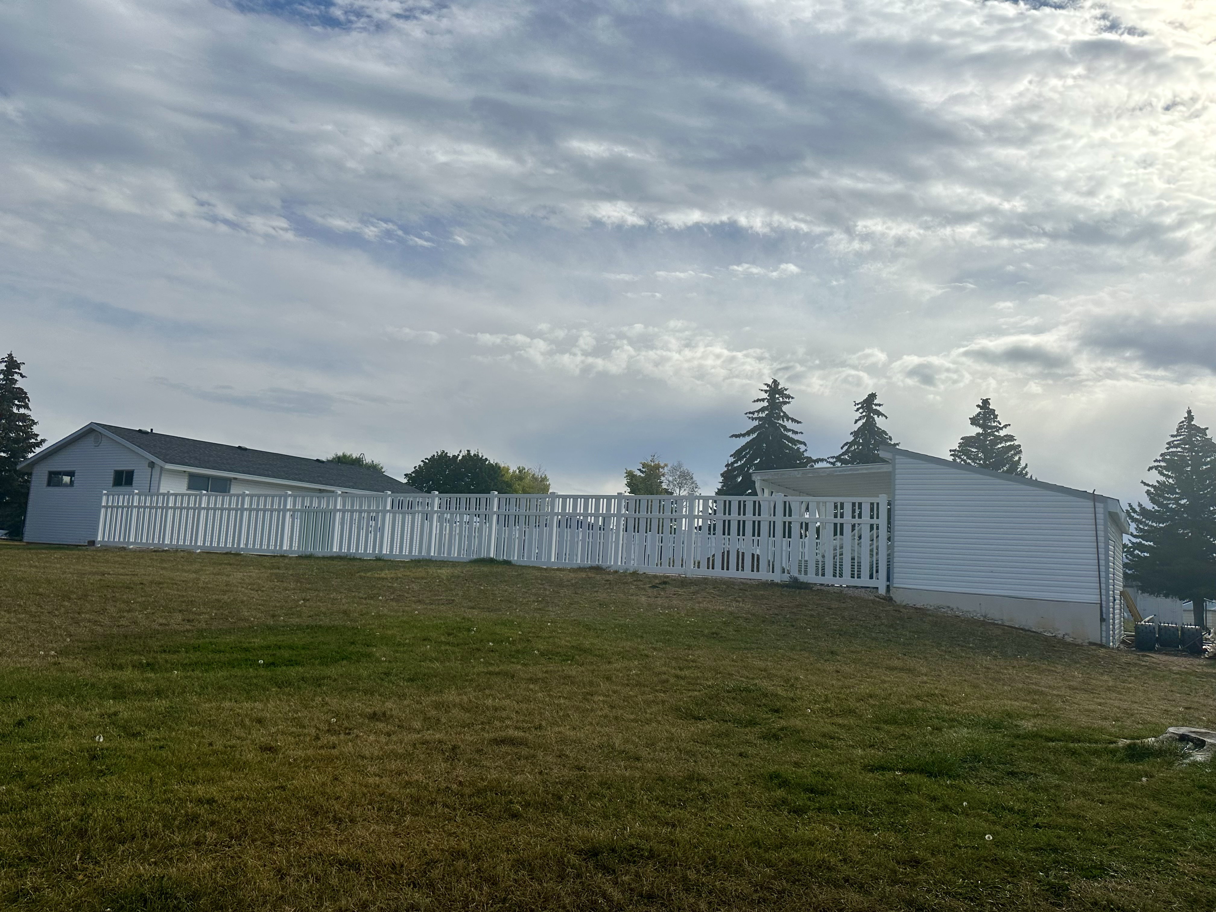 Fenced pool