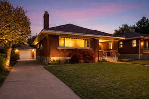 Virtually staged twilight photo