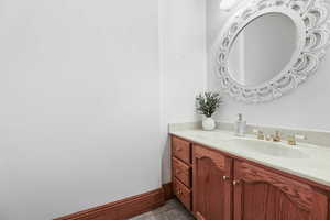 Half Bath on Main Floor