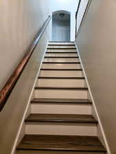 View of stairs
