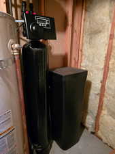 Utility room with water heater