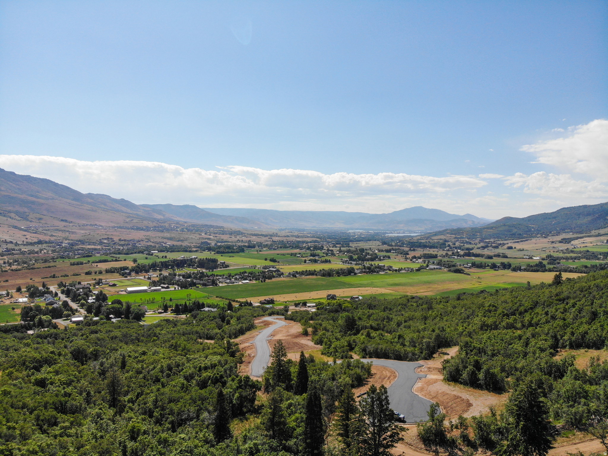 View of mountain background