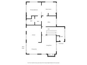 Floor plan on main floor