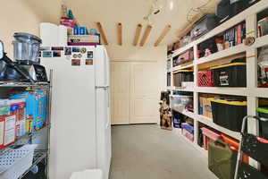 View of storage room