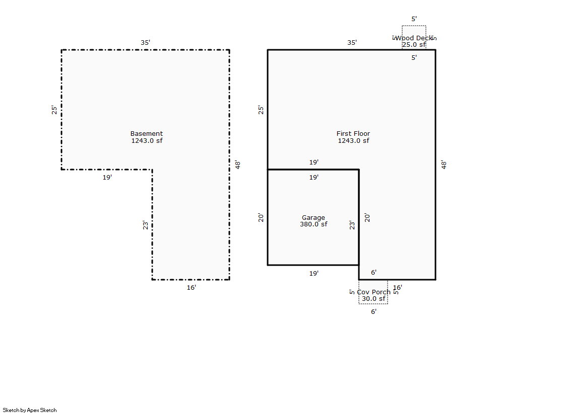 View of home floor plan