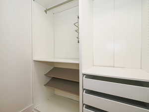 View of closet