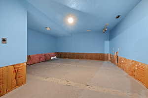 Partially finished room