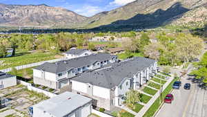 Drone / aerial view of mountains