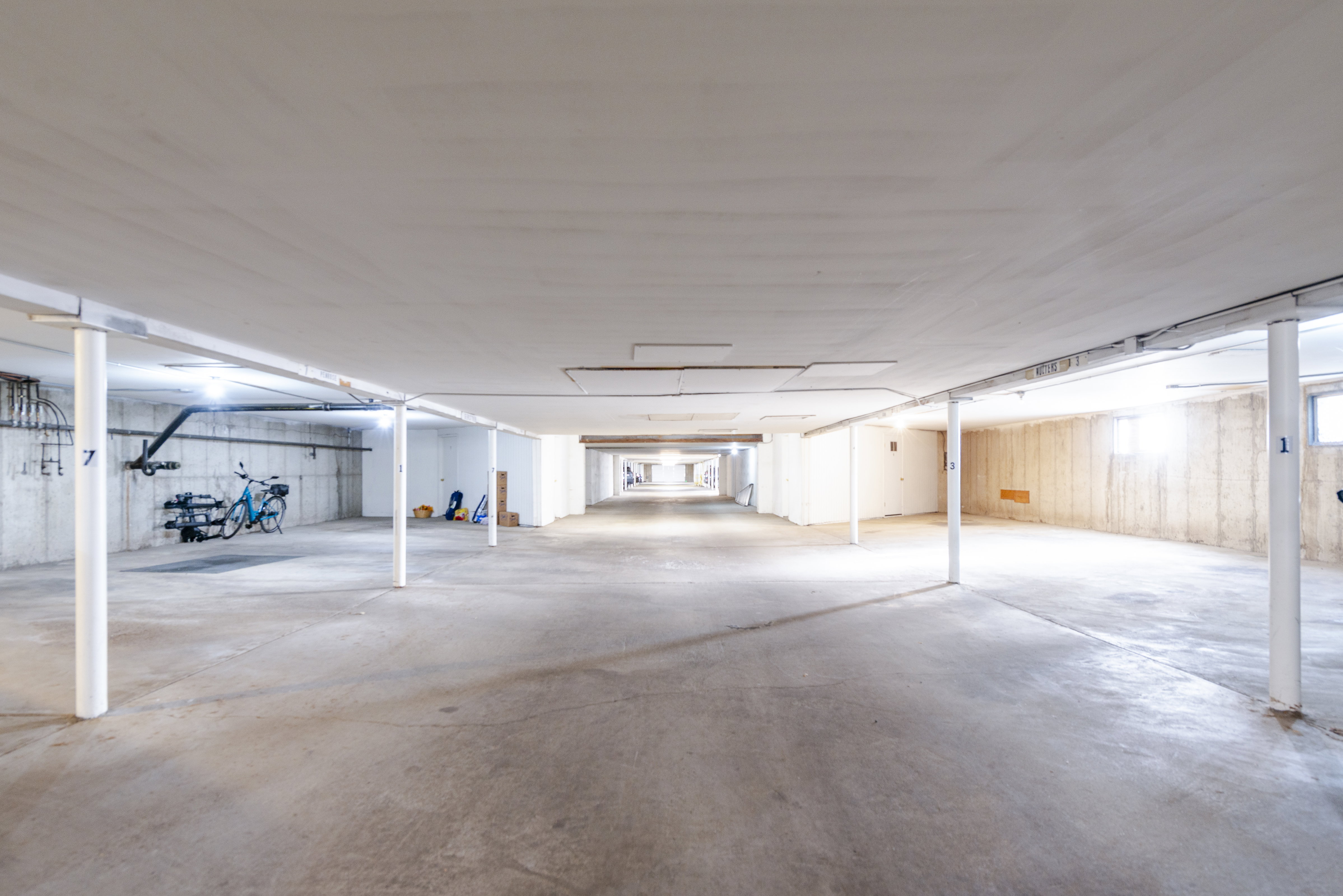 View of parking garage