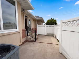 View of patio