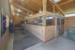 View of stable