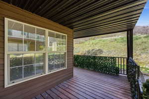 A private outdoor patio space that extends the living area and offers easy access to the surrounding outdoors.