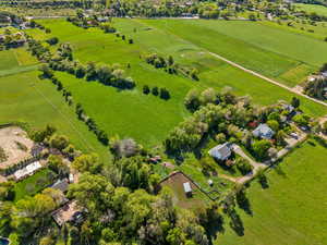 View of rural area with a pastoral area