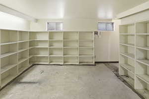 View of basement - could be a large family room