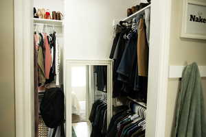View of closet