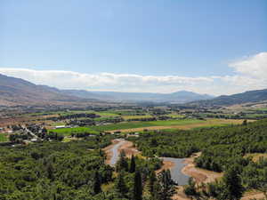 View of mountain background