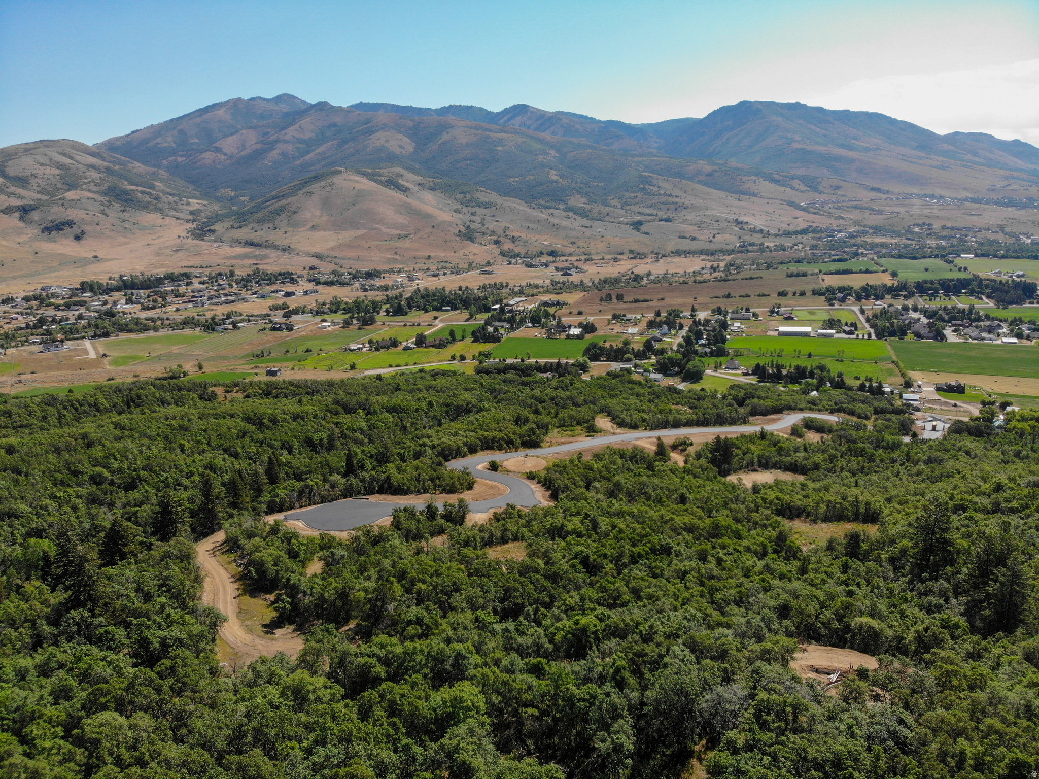 View of mountain backdrop