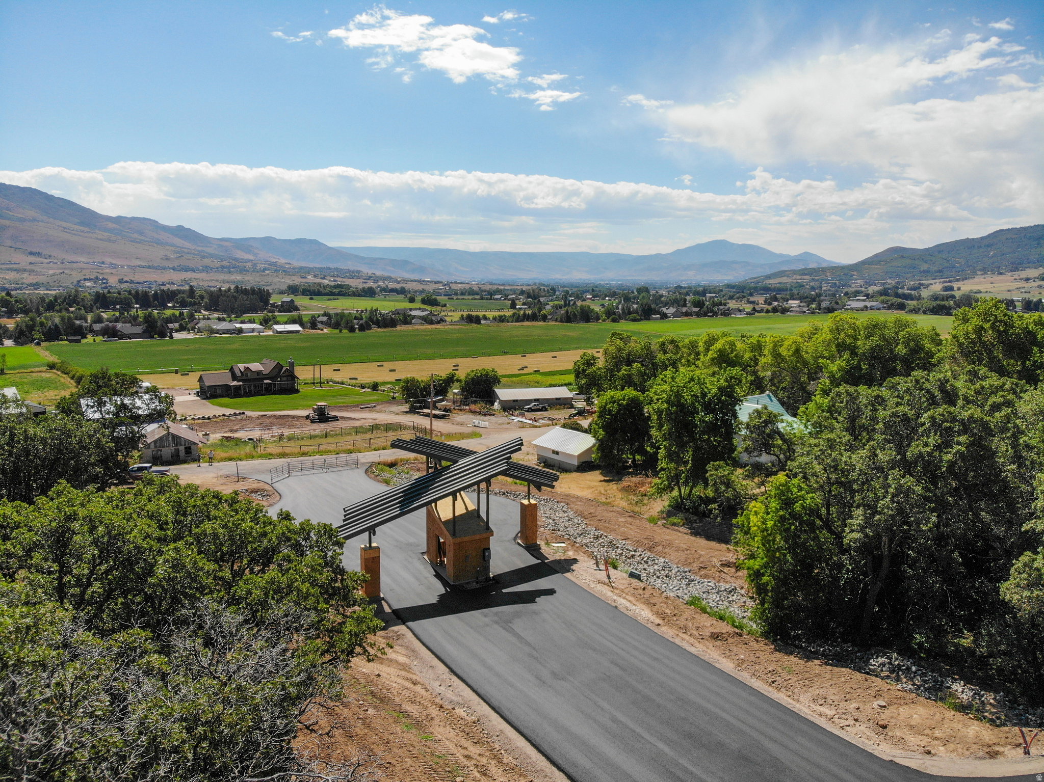 View of mountain backdrop