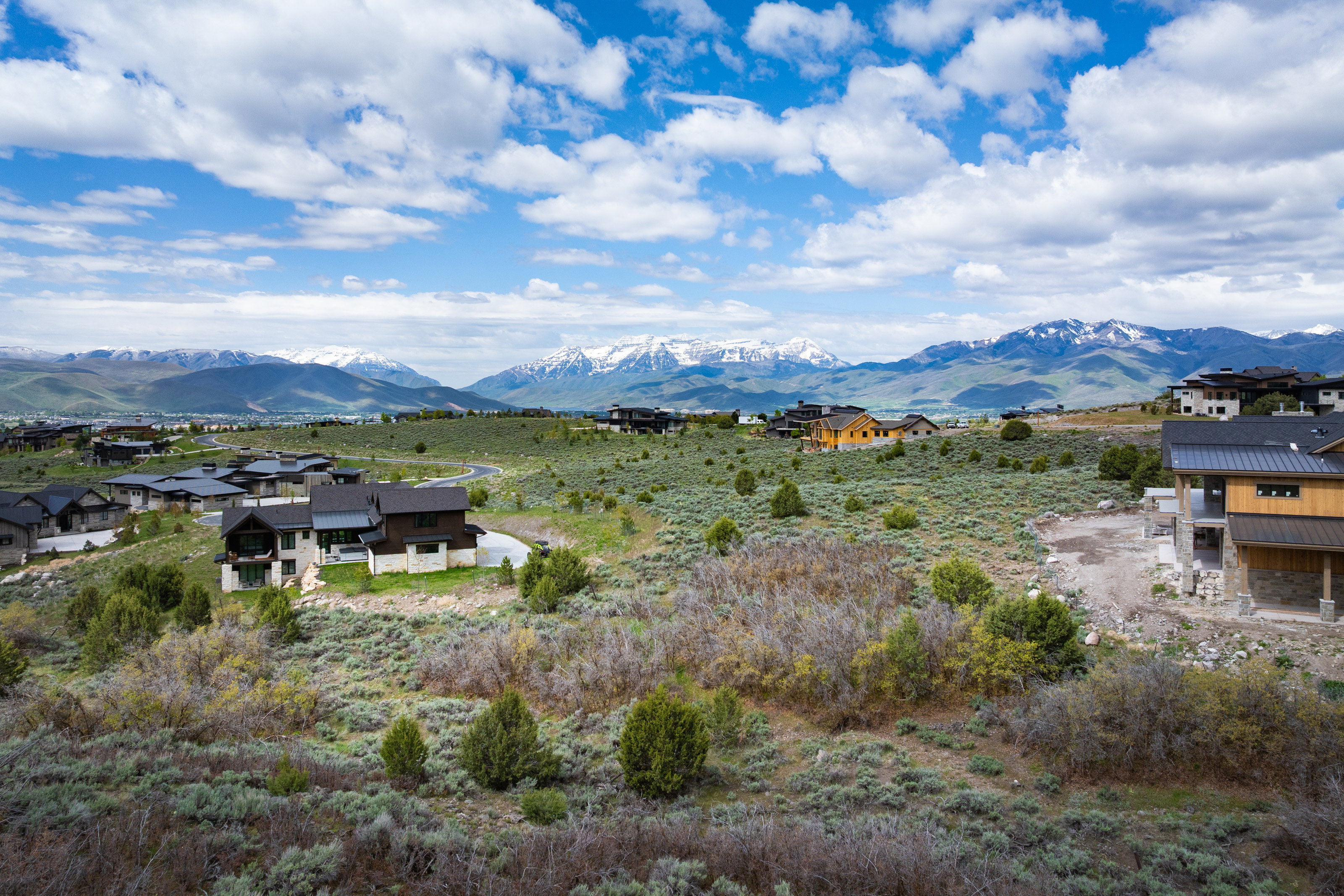 View of mountain backdrop