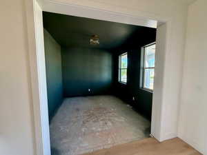 Formal living/office featuring baseboards and color drenched walls