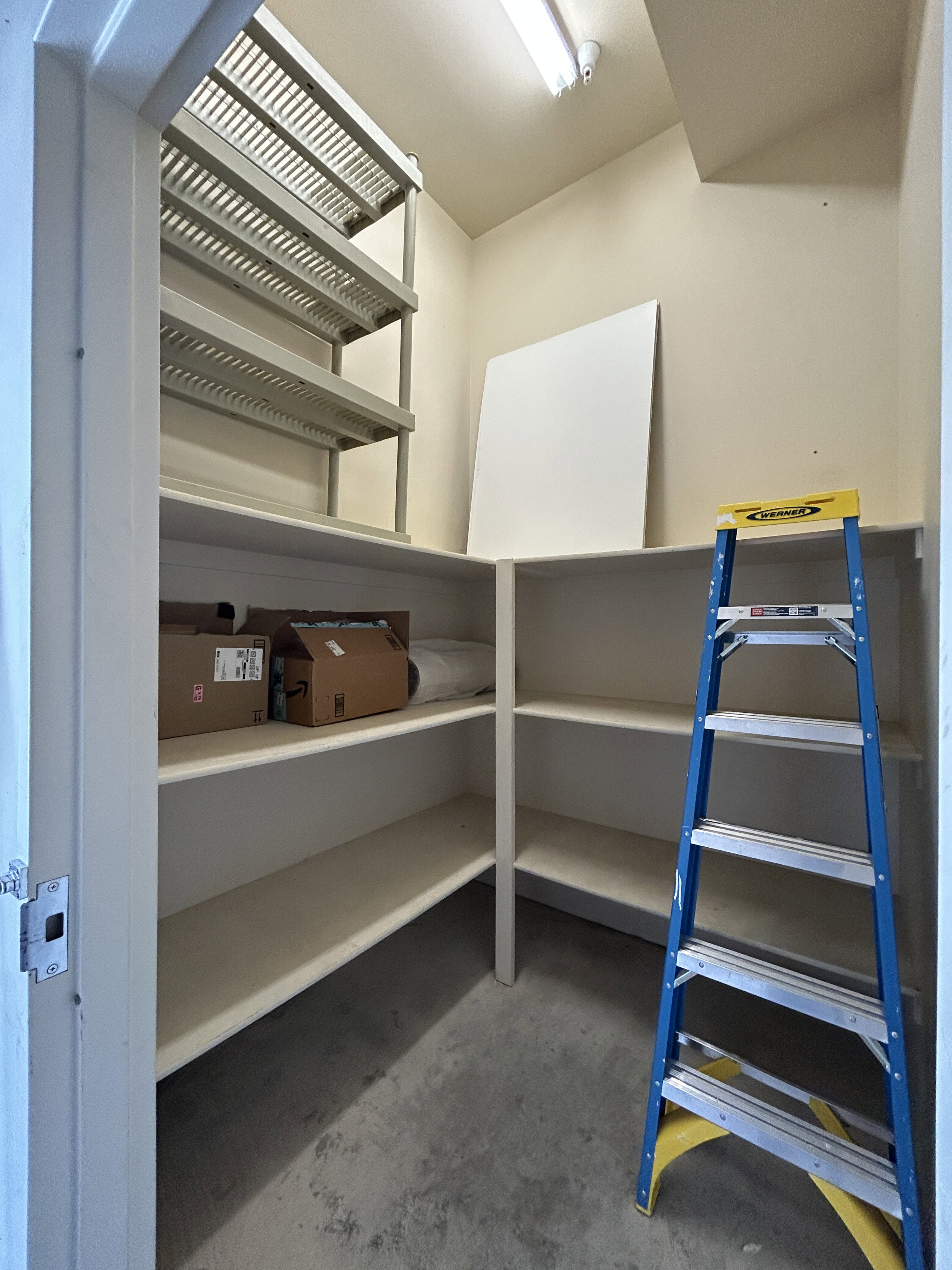 View of storage room