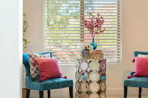 Living area featuring healthy amount of natural light
