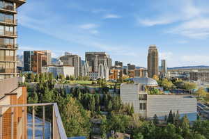 View of city skyline