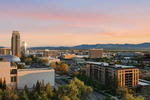 View of city featuring mountains