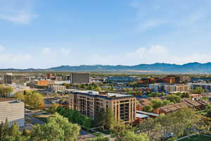 View of city featuring a mountainous background