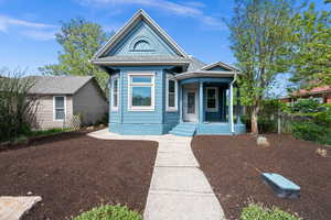 Victorian house with a porch