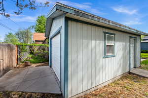 View of outdoor structure